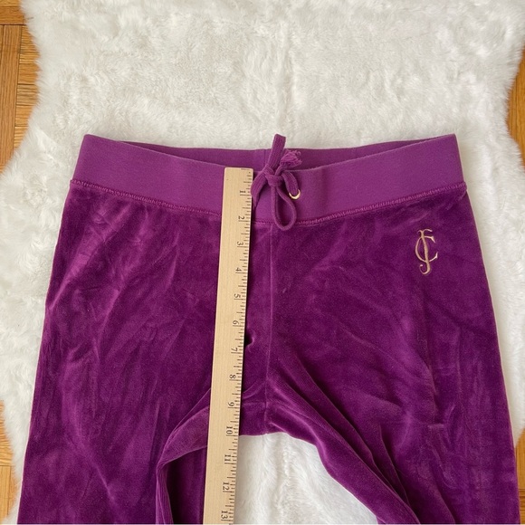 JUICY COUTURE straight leg velour track pants - Picture 6 of 6